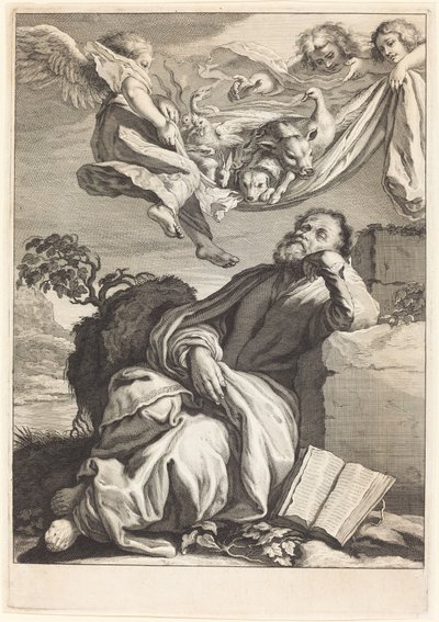 Der Traum des Heiligen Petrus von Jeremias Falck after Johann Liss