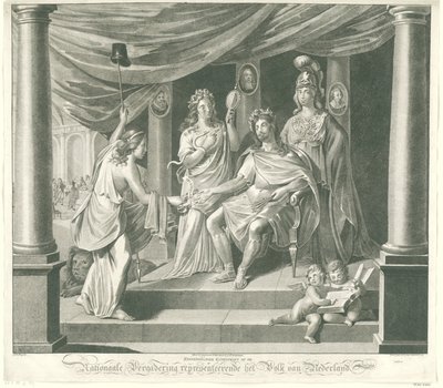Allegorie auf die Nationalversammlung, 1796 von Jeremias Snoek