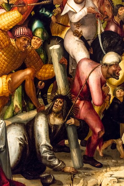 Kreuztragung, um 1515 von Jerg Ratgeb
