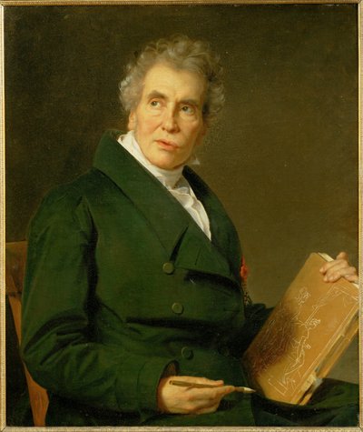Porträt des Malers Jacques Louis David, im Alter von Jérôme Martin Langlois