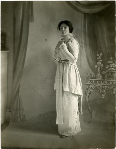 Orchideenmoiré, Maurice, ca. 1905-18 von Jessie Tarbox Beals
