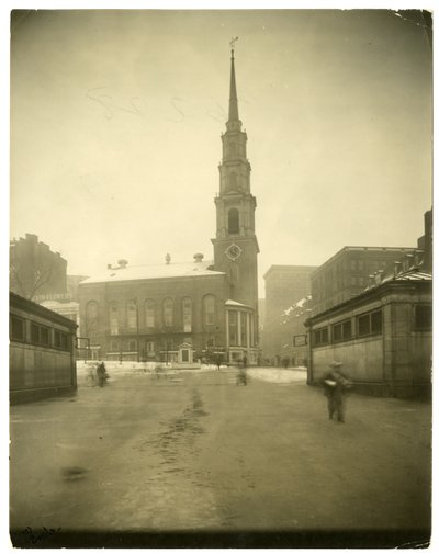 Park Street Church, USA, ca. 1902-10 von Jessie Tarbox Beals