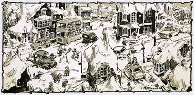 Winterlandschaft von Jesus Blasco