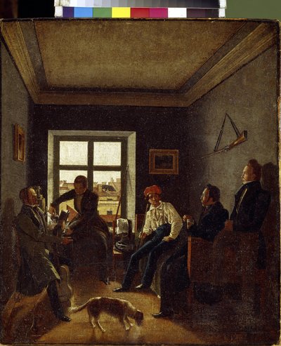 Sieben Uhr abends (literarischer Abend) von Jevgraf Fiodorovitch Krendovsky