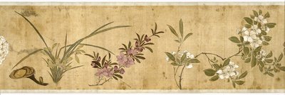 Hundert Blumen, frühes 17. Jahrhundert (Detail) von Jiayan Chen
