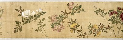 Hundert Blumen, frühes 17. Jahrhundert (Detail) von Jiayan Chen