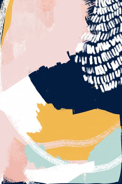 Abstrakte Farbstriche von Jilli Darling