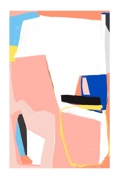 Moderne geometrische Abstraktion von Jilli Darling