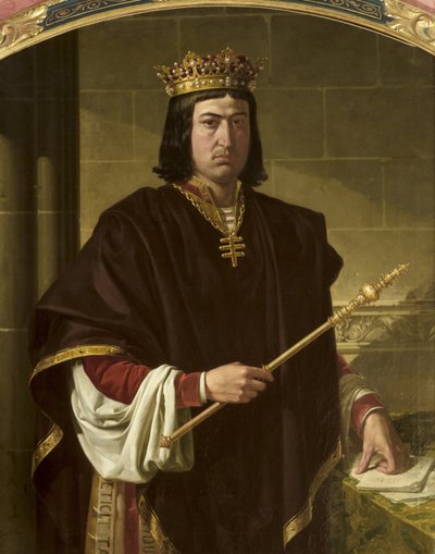 Porträt von König Ferdinand II. von Aragon von Joachin Dominguez Becquer