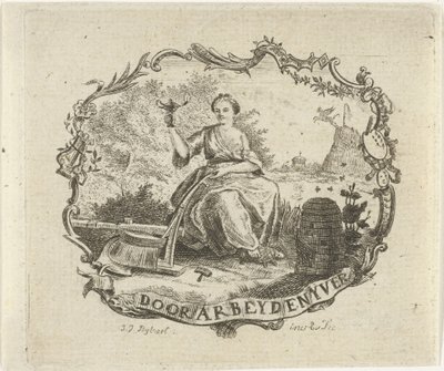 Frau mit brennender Lampe von Joannis Jacobus Bijlaert