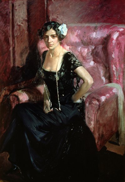 Clotilde im Abendkleid von Joaquin Sorolla
