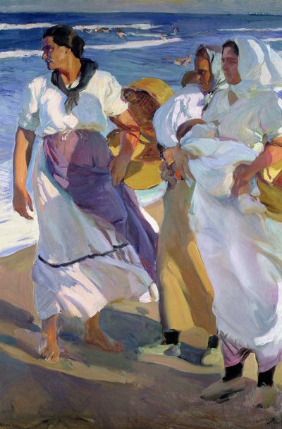 Fischerinnen von Valencia von Joaquin Sorolla