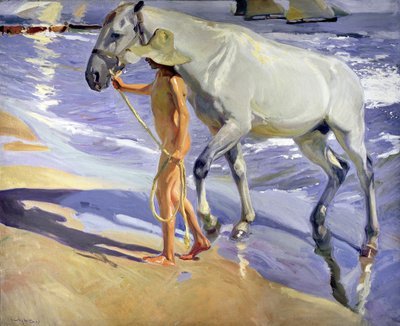 Das Pferdebad von Joaquin Sorolla