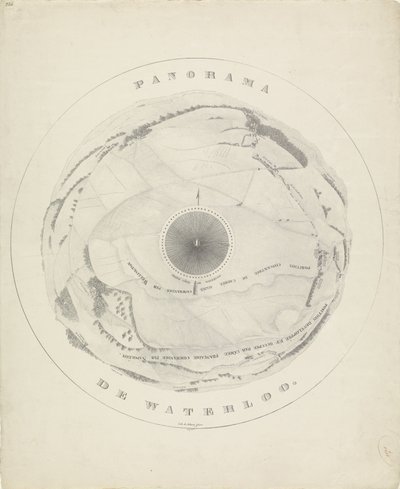 Panorama des Schlachtfeldes von Waterloo, 1815 von Jobard frères