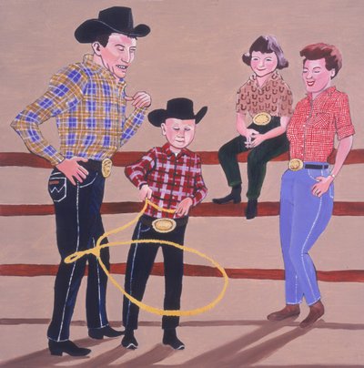 Cowboy-Familie, 2001 von Joe Heaps Nelson