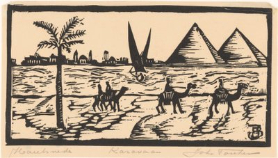 Karawane von Joh. Fonken (signed by artist)