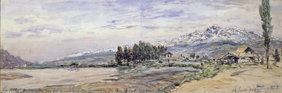 Schnee auf den Bergen bei Grenoble, 12. und 13. September 1882 von Johan Barthold Jongkind
