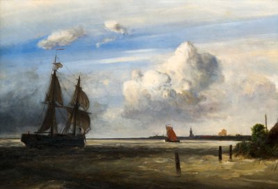 Die Mündung des Flusses Schelde von Johan Barthold Jongkind