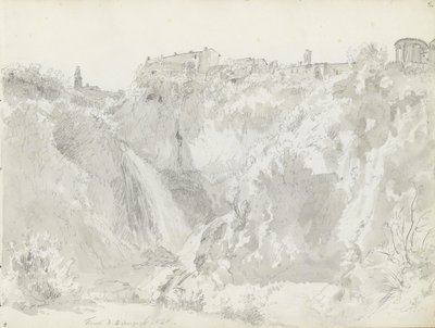 Wasserfall, Tivoli von Johan Christian Dahl