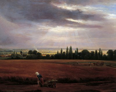 Landschaft bei Dresden von Johan Christian Dahl