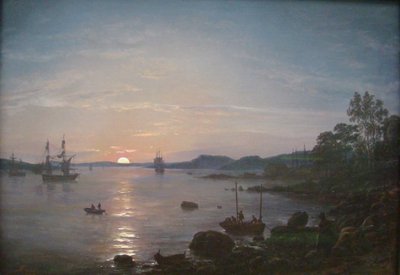 Fjord bei Holmestrand von Johan Christian Dahl