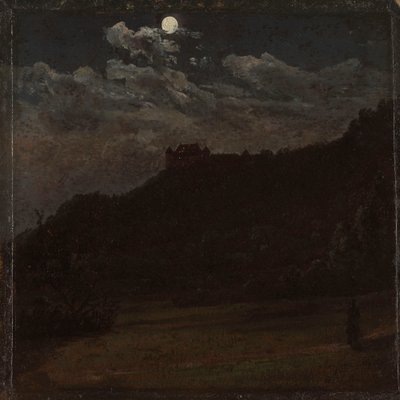 Schloss Siebeneichen bei Meißen von Johan Christian Dahl