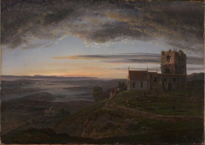 Die Ruinenkirche bei Avaldsnes auf Karmøy von Johan Christian Dahl