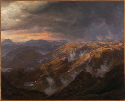 Blick vom Lyshornet von Johan Christian Dahl