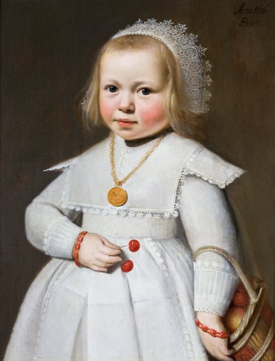 Porträt eines zweijährigen Mädchens von Johan Cornelisz van Loenen