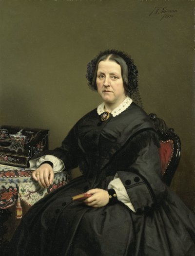 Wilhelmina Margaretha van den Bosch (1807-74). Ehefrau von Gerard Johan Verloren van Themaat von Johan Heinrich Neuman