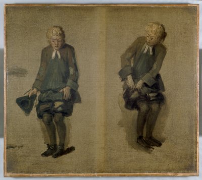 Zwei Skizzen von David Garrick in Charakter, 18. Jahrhundert von Johan Joseph Zoffany