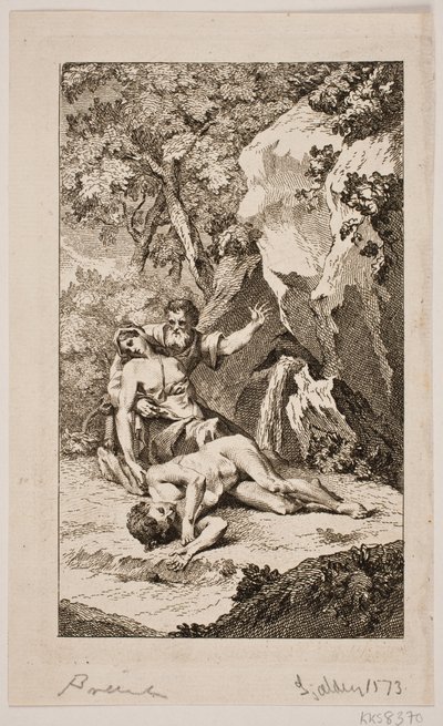Illustration zu Salomon Gessners "Abels Tod", 1764 von Johan Martin Preisler