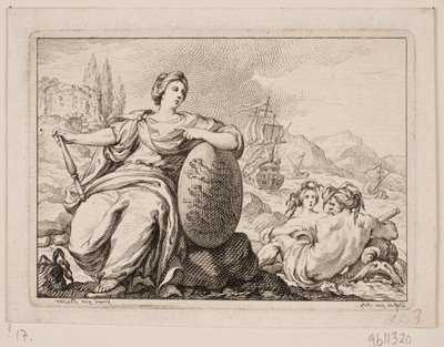Vignette zu P. H. Mallet: Histoire de Danemarc I, 1758 von Johan Martin Preisler
