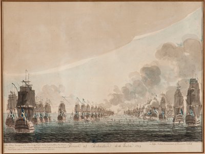 Die Seeschlacht von Öland am 26. Juli 1789 von Johan Petter Cumelin