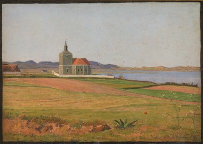 Vinderød Kirche bei Frederiksværk von Johan Thomas Lundbye