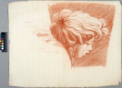 Akademiezeichnung (Detail) von Johan Tobias Sergel