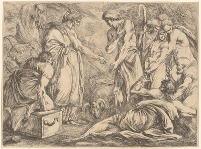 Joseph wird von seinen Brüdern verkauft von Johan Tobias Sergel