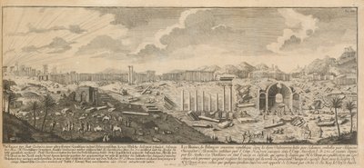 Ruinen von Palmyra, antike Stadt Syriens von Johann Adam Delsenbach