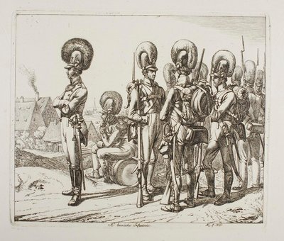 Bayerische Infanteristen von Johann Adam Klein