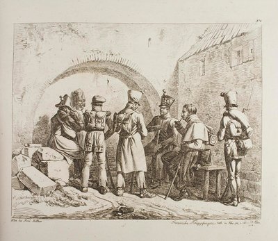 Französische Kriegsgefangene von Johann Adam Klein