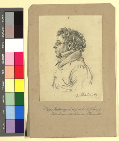 Herr von Popp (Rechnungs-Kommissar bei der königlichen Lottoadministration in München) von Johann Adam Klein