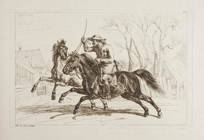 Ungar zu Pferd von Johann Adam Klein