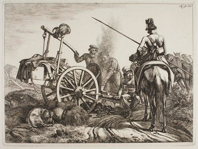 Russische Feldschmiede von Johann Adam Klein