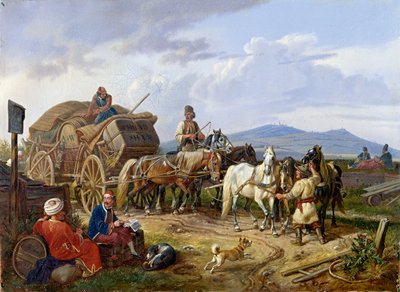 Walachischer Lastwagen von Johann Adam Klein