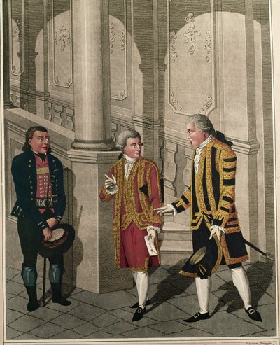 Ein junger Bauernjunge in der Stadt von Johann Adolph Opitz