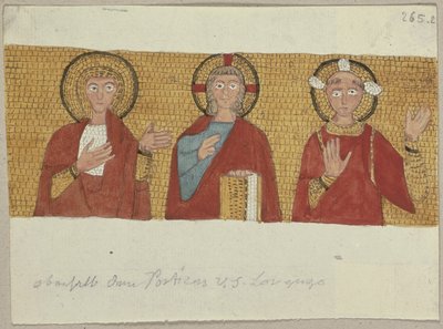 Aus: Sammlung von Umrissen und Durchzeichnungen, Band 1, Blatt 100 von Johann Anton Ramboux