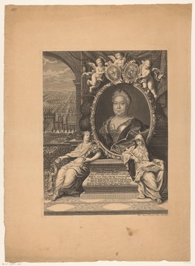 Porträt von Rosina Elisabeth Bose von Johann August Corvinus