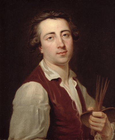 Selbstporträt von Johann August Nahl the Younger