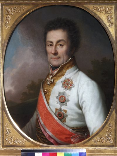 Porträt von General Johann Graf von Klenau von Johann Baptist II Lampi