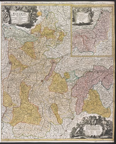 Karte von Bayern, 
